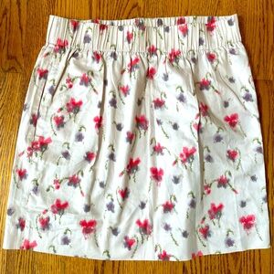 Women’s floral J.Crew skirt. Size 8.